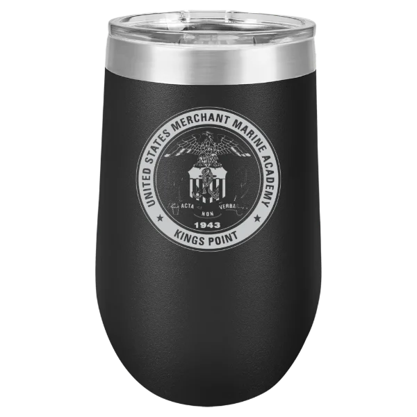 U.S. Merchant Marine Academy Polar Camel 16 oz. Stemless Wine Tumbler