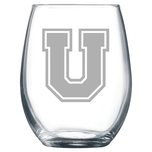 Union College (New York) Polar Camel 9 oz. Stemless Wine Glass