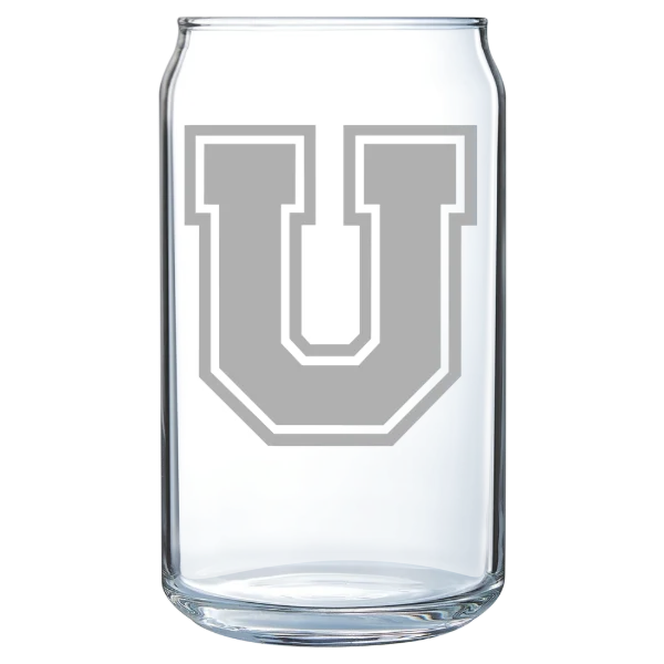 Union College (New York) Polar Camel 16 oz. Can Glass