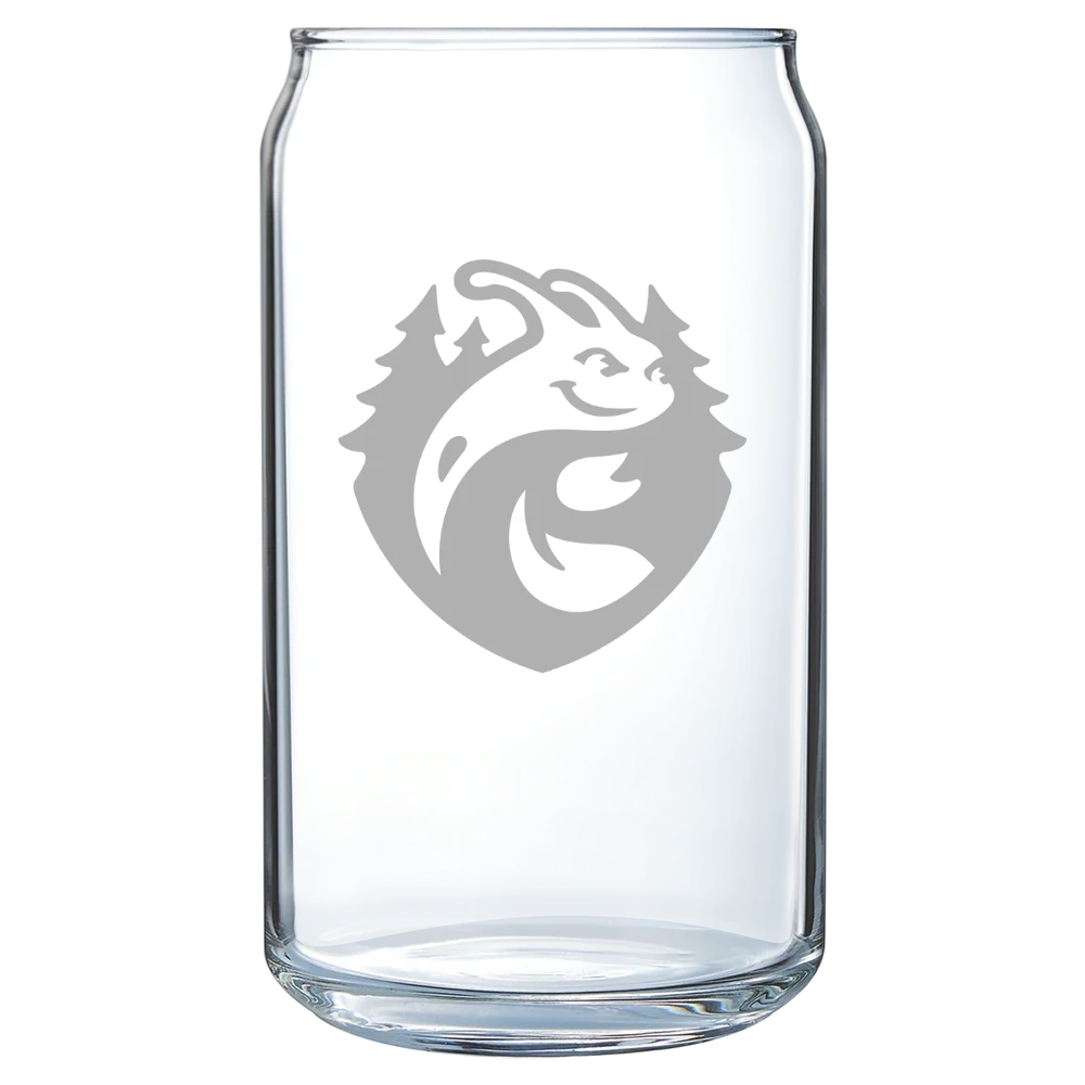 University of California, Santa Cruz Polar Camel 16 oz. Can Glass