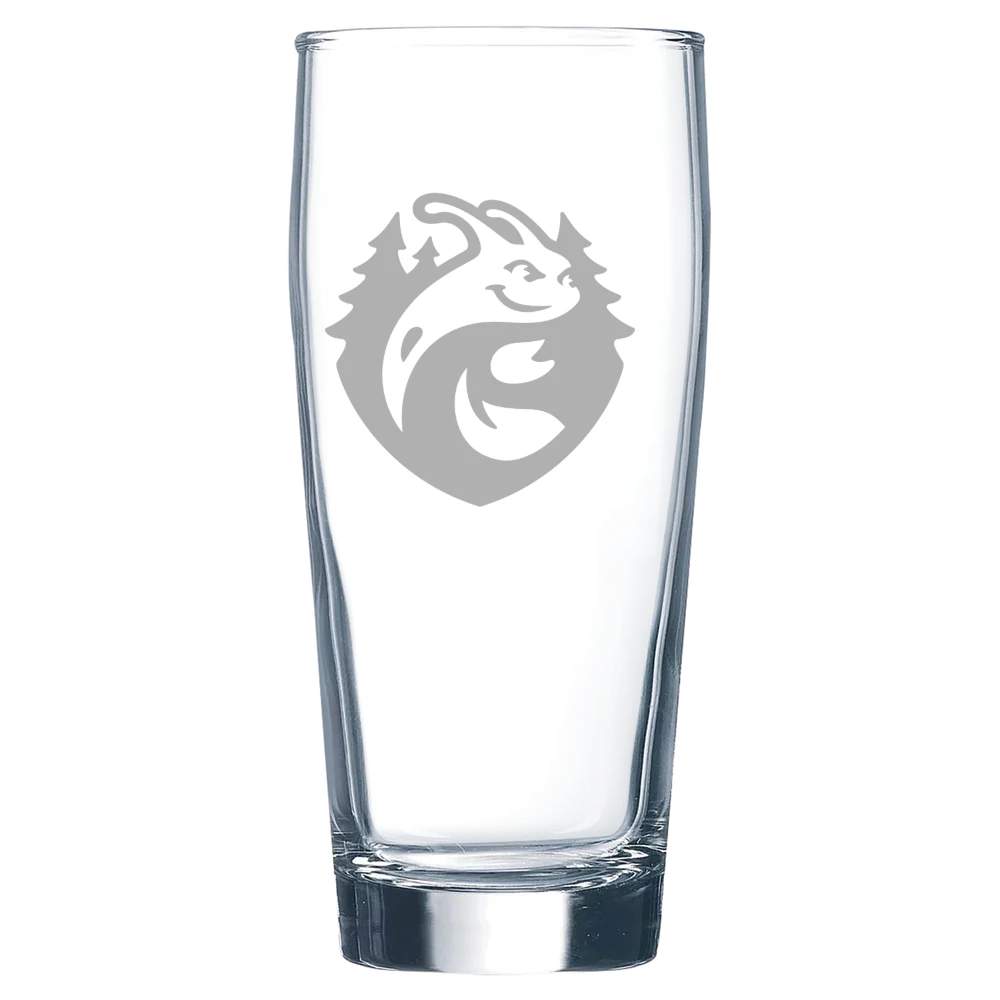 University of California, Santa Cruz Polar Camel 16 oz. Willi Becher Beer Glass