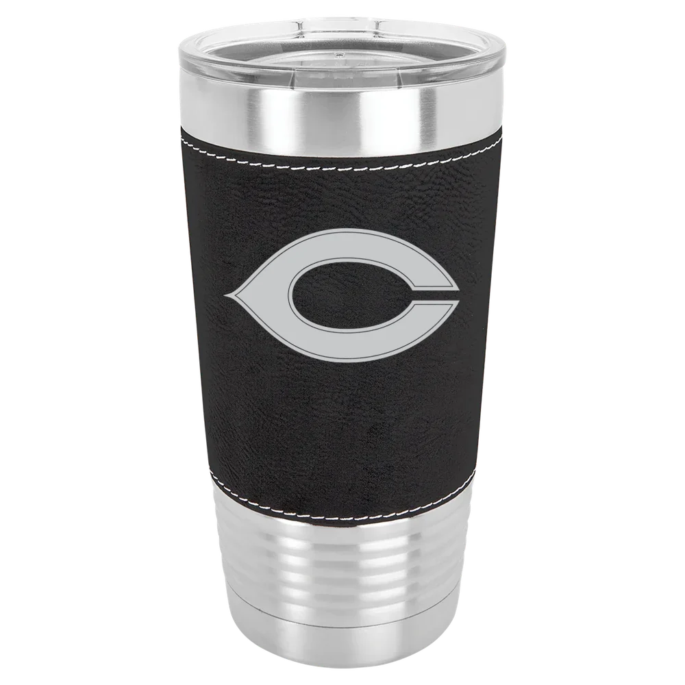 University of Chicago Polar Camel 20 oz. Leatherette Grip Tumbler with Standard Lid