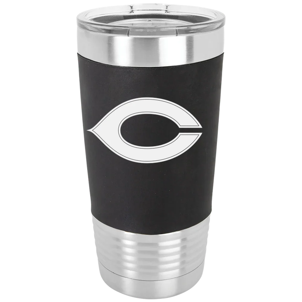 University of Chicago Polar Camel 20 oz. Silicone Grip Tumbler with Standard Lid
