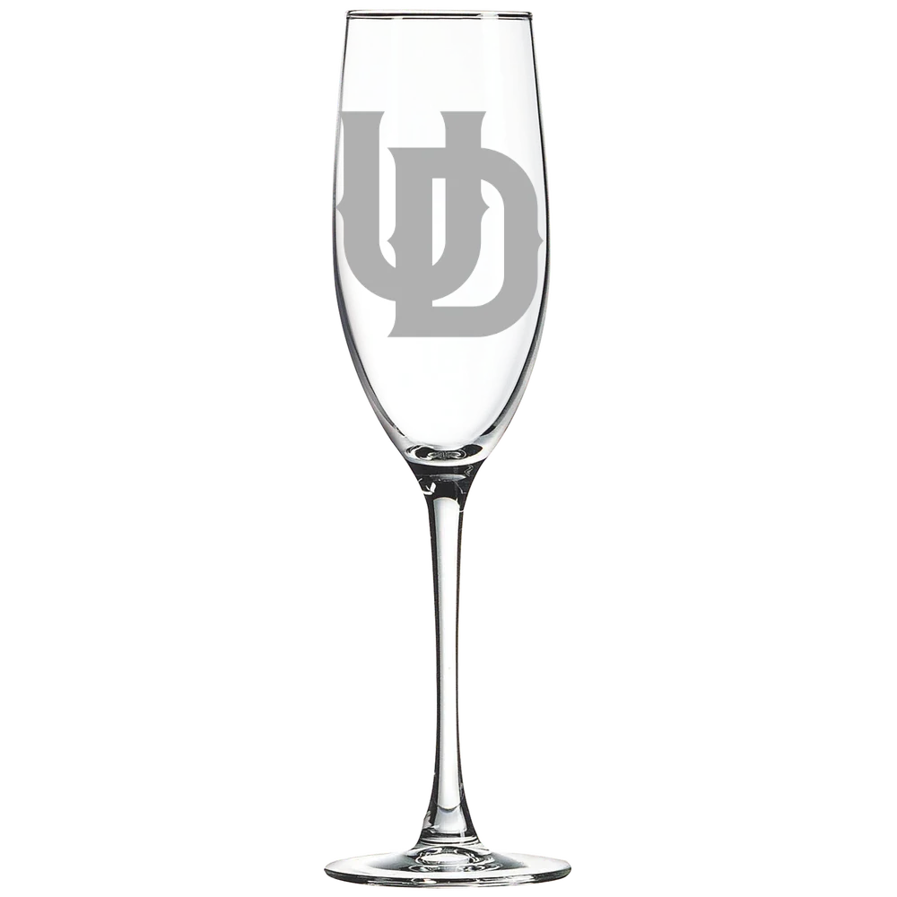 University of Dallas Polar Camel 8 oz. Champagne Flute