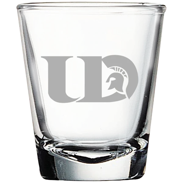 University of Dubuque Polar Camel 1.7 oz. Shot Glass