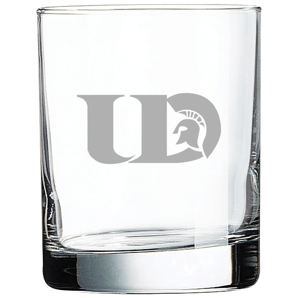 University of Dubuque Polar Camel 10 1/2 oz. On The Rocks Glass