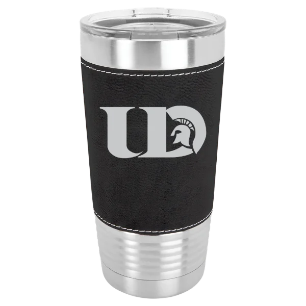 University of Dubuque Polar Camel 20 oz. Leatherette Grip Tumbler with Standard Lid