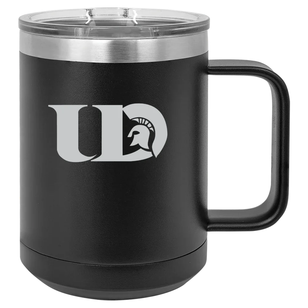 University of Dubuque Polar Camel 15 oz. Mug with Slider Lid