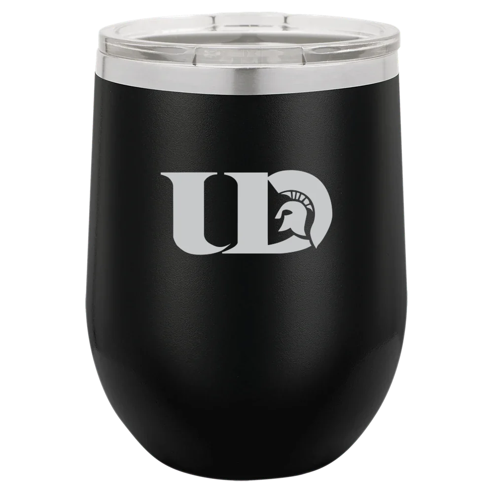 University of Dubuque Polar Camel 12 oz. Stemless Wine Tumbler