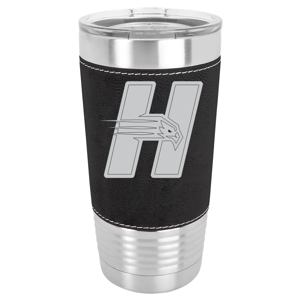 University of Hartford Polar Camel 20 oz. Leatherette Grip Tumbler with Standard Lid