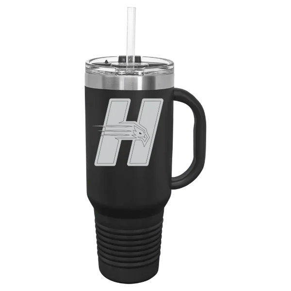 University of Hartford Polar Camel 40 oz. Travel Mug with Snap Lid & Straw