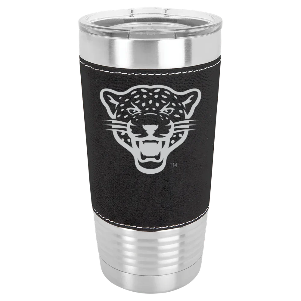 University of La Verne Polar Camel 20 oz. Leatherette Grip Tumbler with Standard Lid