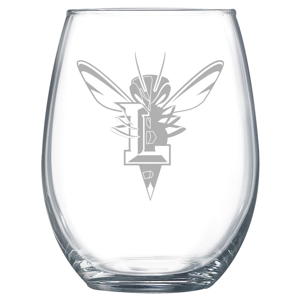 University of Lynchburg Polar Camel 15 oz. Stemless Wine Glass
