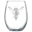 University of Lynchburg Polar Camel 15 oz. Stemless Wine Glass