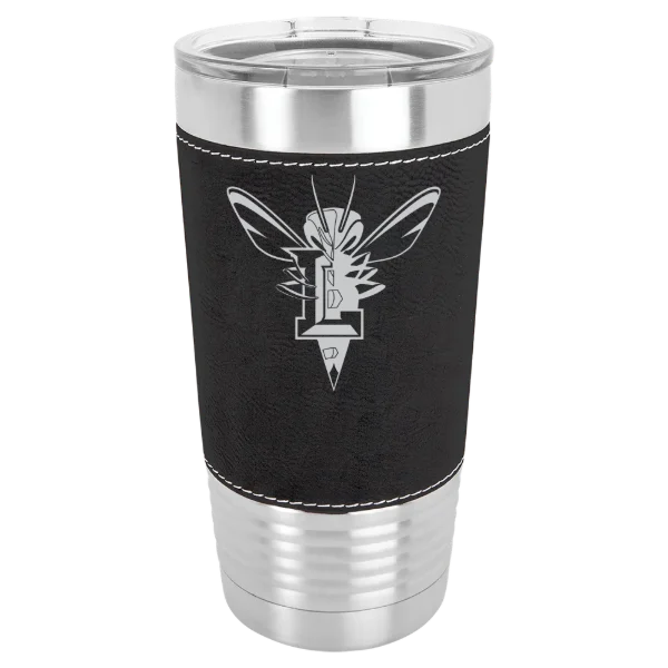 University of Lynchburg Polar Camel 20 oz. Leatherette Grip Tumbler with Standard Lid