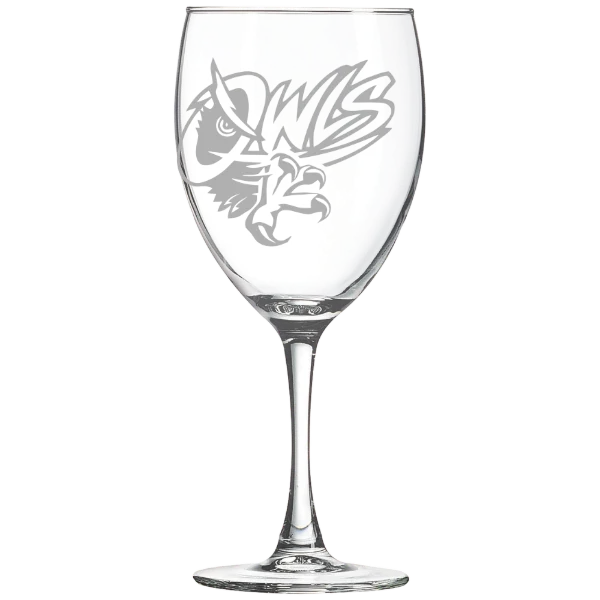 University of Maine at Presque Isle Polar Camel 10 1/2 oz. Wine Glass