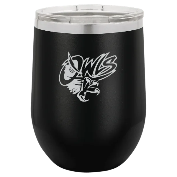 University of Maine at Presque Isle Polar Camel 12 oz. Stemless Wine Tumbler