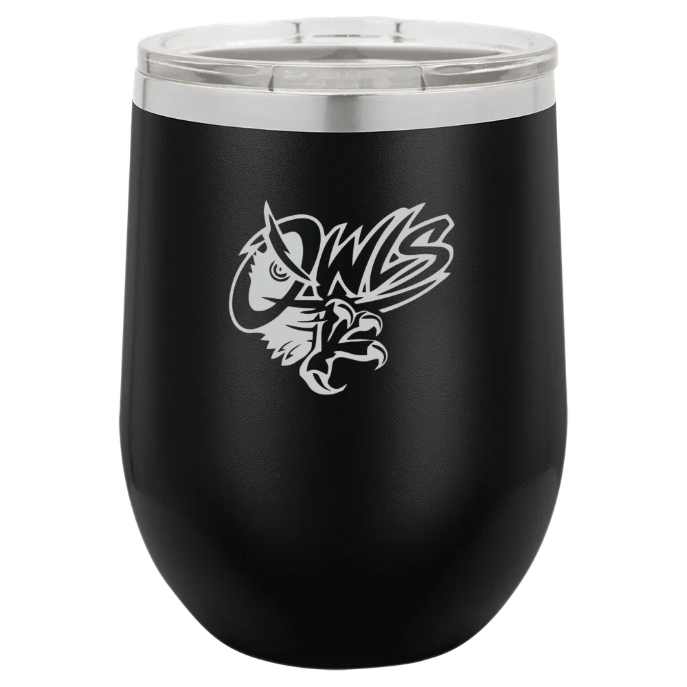 University of Maine at Presque Isle Polar Camel 12 oz. Stemless Wine Tumbler
