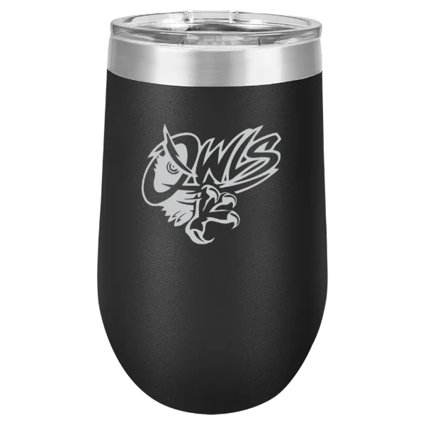 University of Maine at Presque Isle Polar Camel 16 oz. Stemless Wine Tumbler