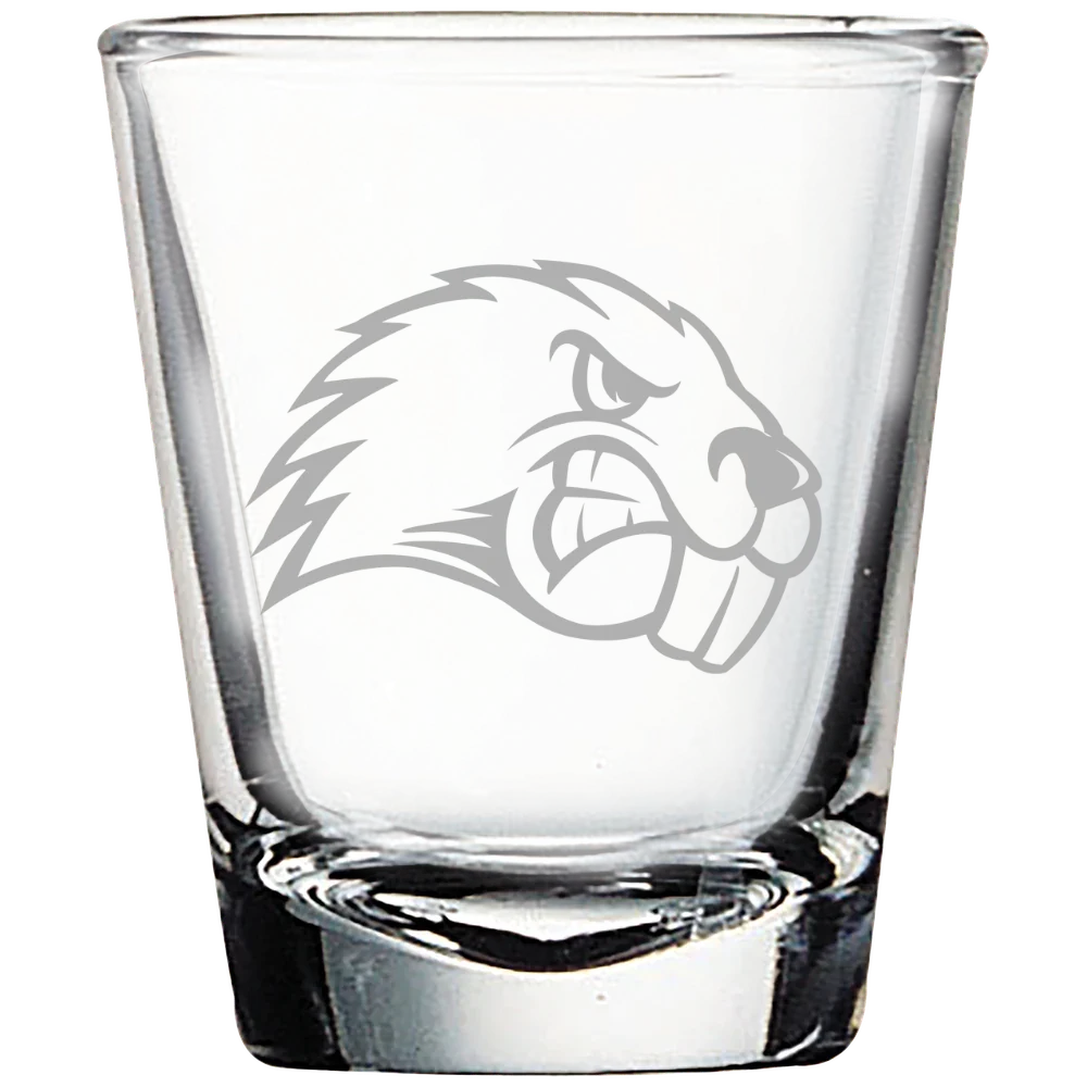 University of Maine, Farmington Polar Camel 1.7 oz. Shot Glass