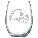 University of Maine, Farmington Polar Camel 15 oz. Stemless Wine Glass