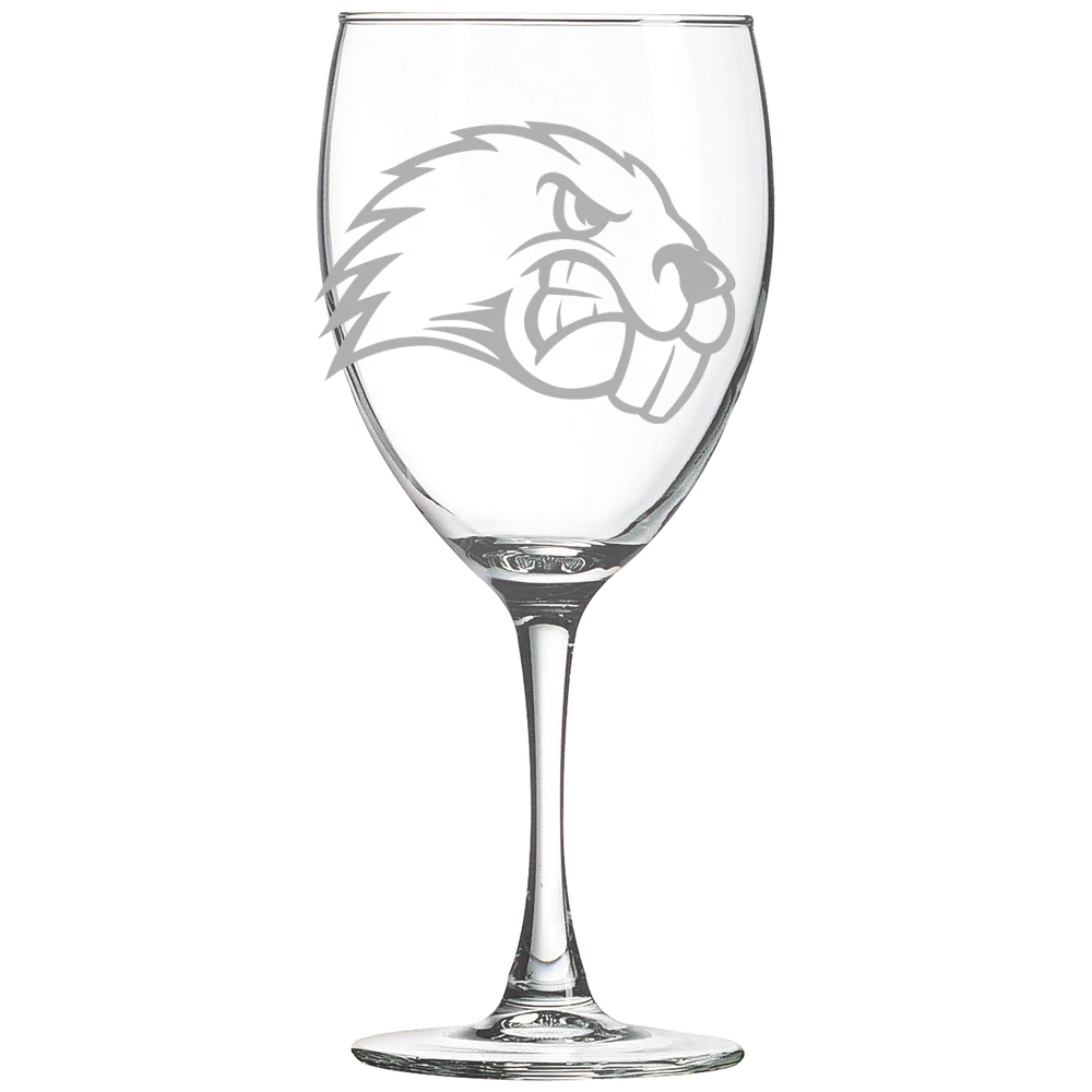 University of Maine, Farmington Polar Camel 10 1/2 oz. Wine Glass