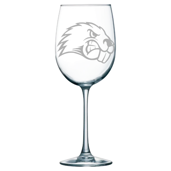 University of Maine, Farmington Polar Camel 19 oz. Wine Glass