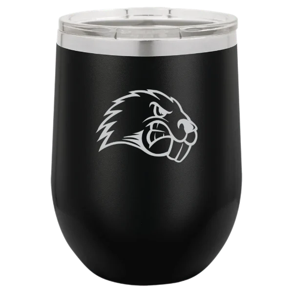 University of Maine, Farmington Polar Camel 12 oz. Stemless Wine Tumbler