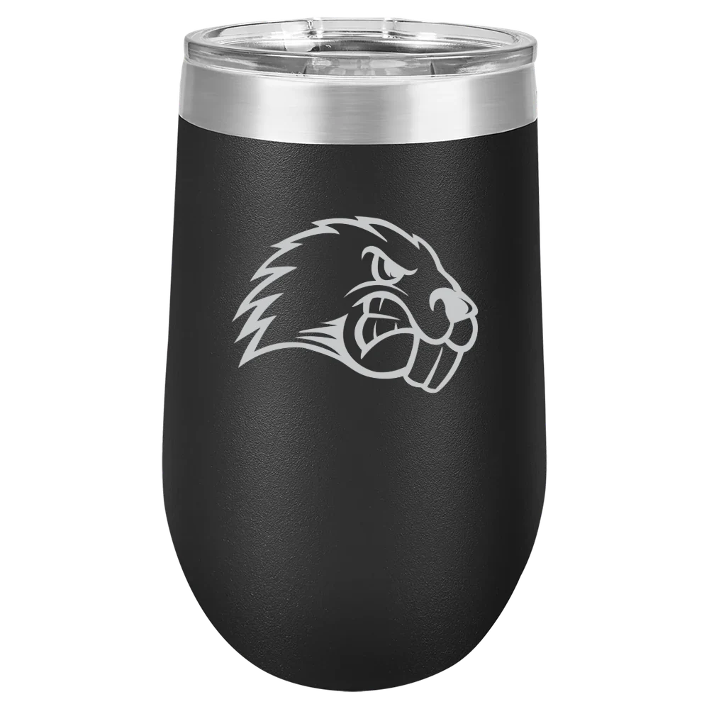 University of Maine, Farmington Polar Camel 16 oz. Stemless Wine Tumbler