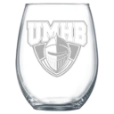 University of Mary Hardin-Baylor Polar Camel 15 oz. Stemless Wine Glass