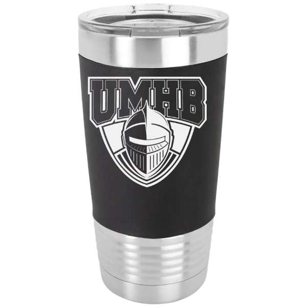 University of Mary Hardin-Baylor Polar Camel 20 oz. Silicone Grip Tumbler with Standard Lid