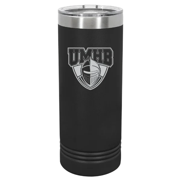 University of Mary Hardin-Baylor Polar Camel 22 oz. Skinny Tumbler with Slider Lid