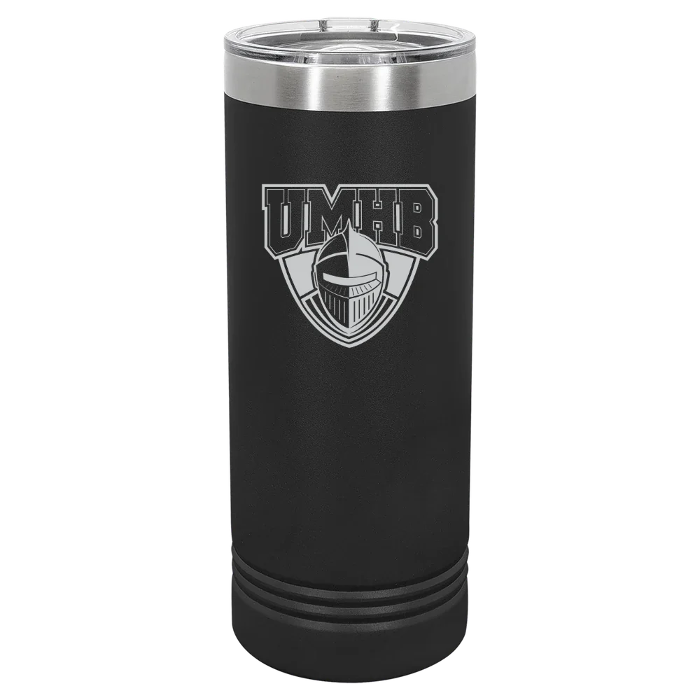 University of Mary Hardin-Baylor Polar Camel 22 oz. Skinny Tumbler with Slider Lid