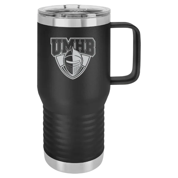 University of Mary Hardin-Baylor Polar Camel 20 oz. Travel Mug with Slider Lid