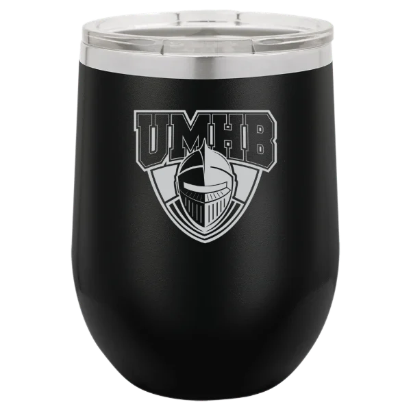 University of Mary Hardin-Baylor Polar Camel 12 oz. Stemless Wine Tumbler