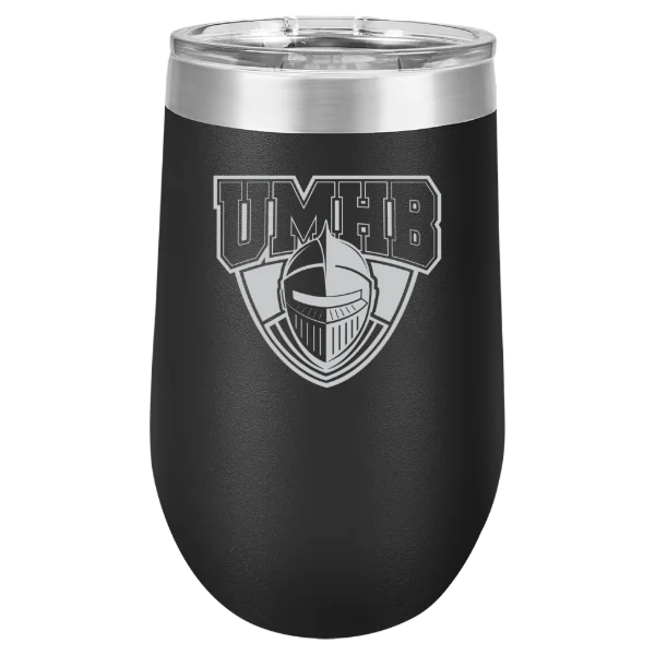 University of Mary Hardin-Baylor Polar Camel 16 oz. Stemless Wine Tumbler