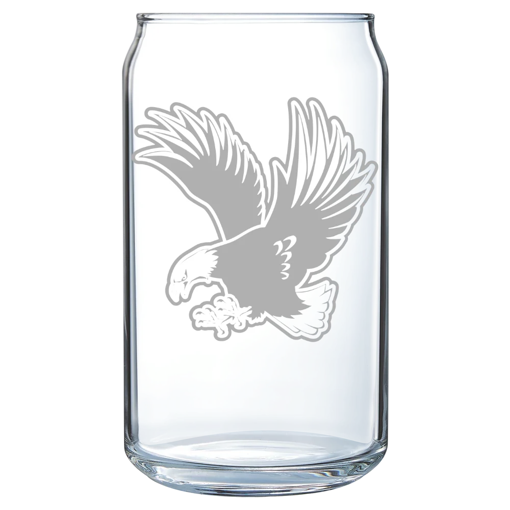 University of Mary Washington Polar Camel 16 oz. Can Glass