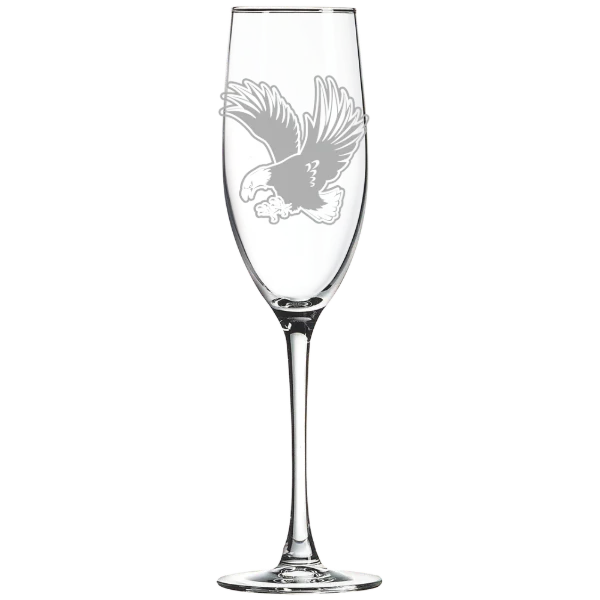 University of Mary Washington Polar Camel 8 oz. Champagne Flute