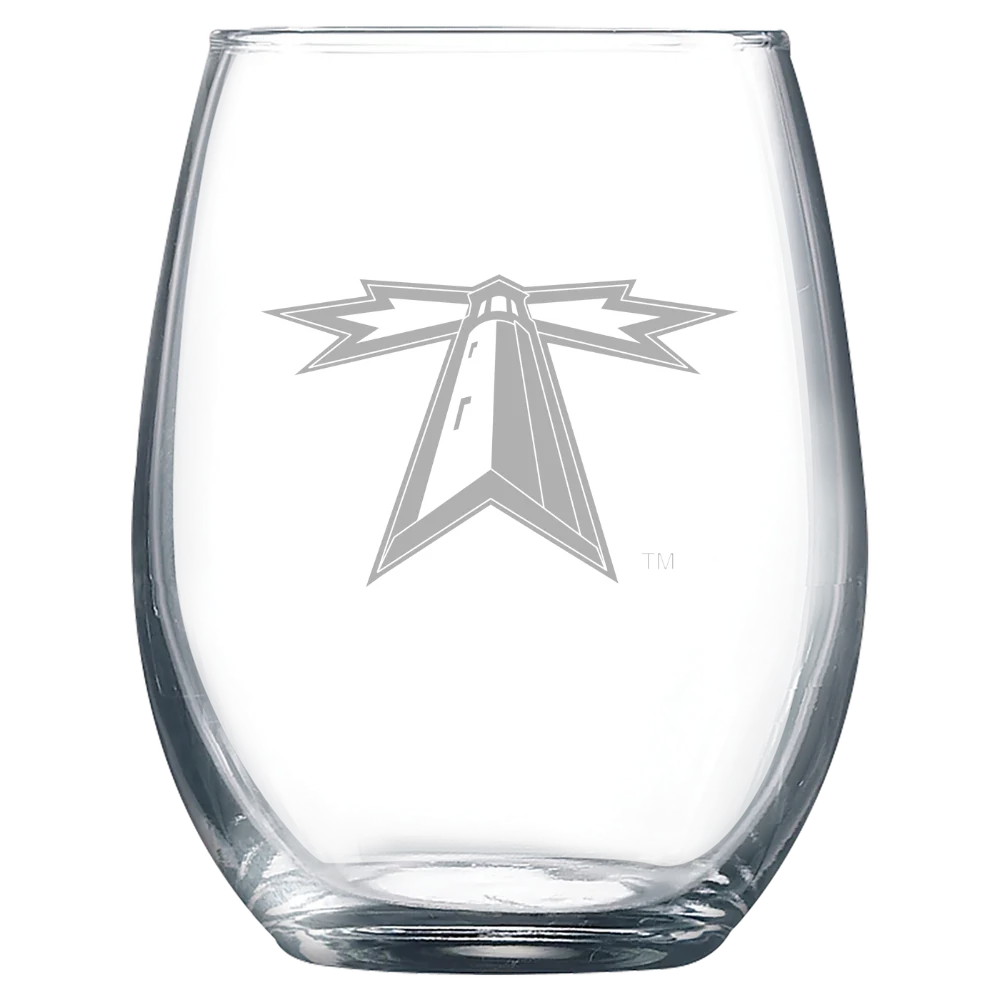 University of Massachusetts Boston Polar Camel 9 oz. Stemless Wine Glass