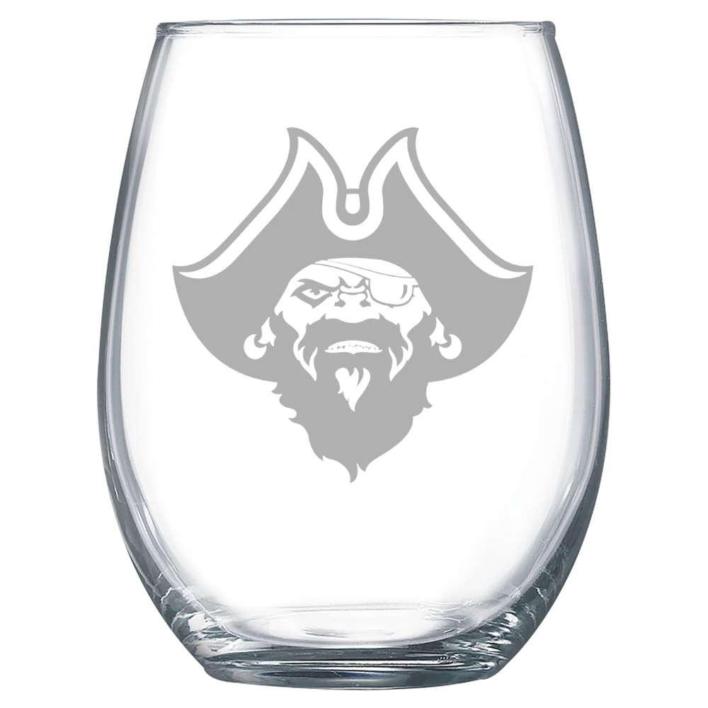 University of Massachusetts, Dartmouth Polar Camel 15 oz. Stemless Wine Glass