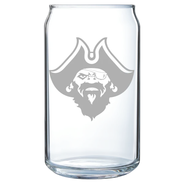 University of Massachusetts, Dartmouth Polar Camel 16 oz. Can Glass