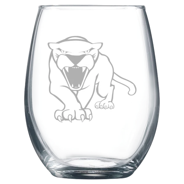 University of Minnesota, Morris Polar Camel 9 oz. Stemless Wine Glass