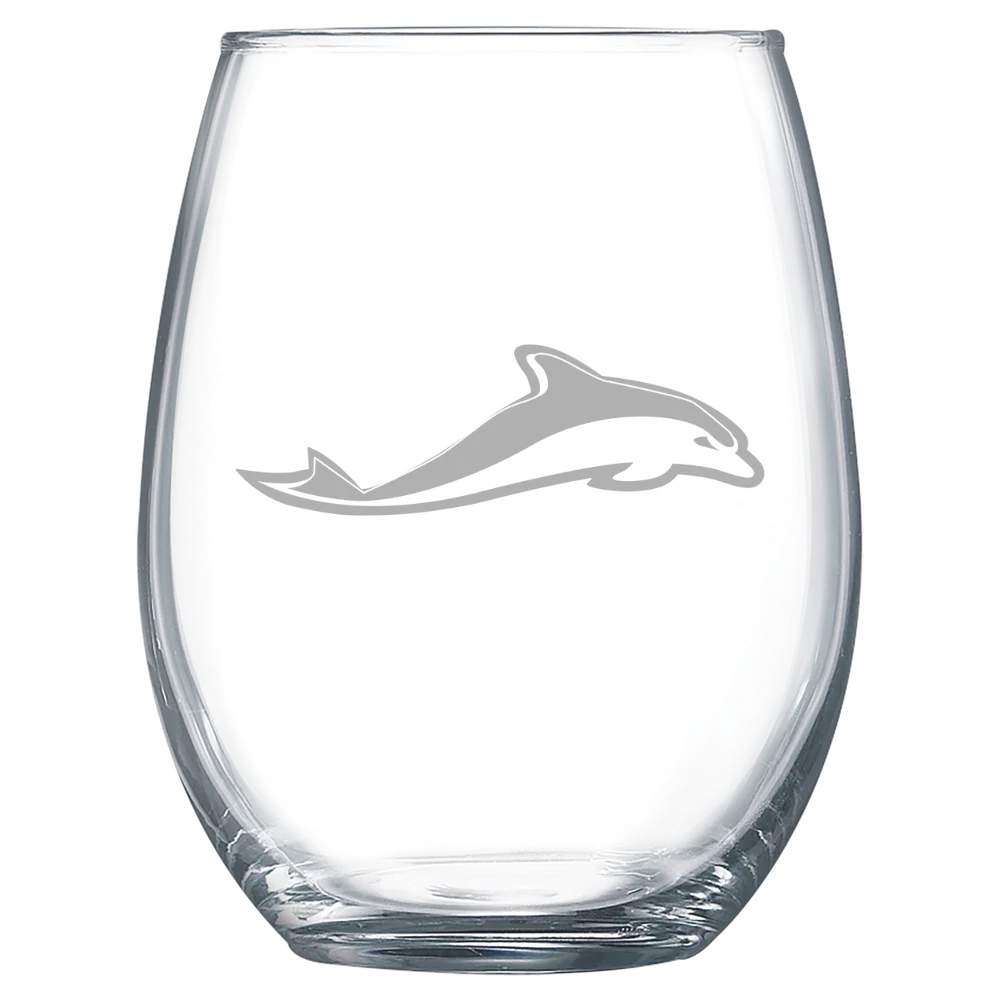 University of Mount Saint Vincent Polar Camel 15 oz. Stemless Wine Glass