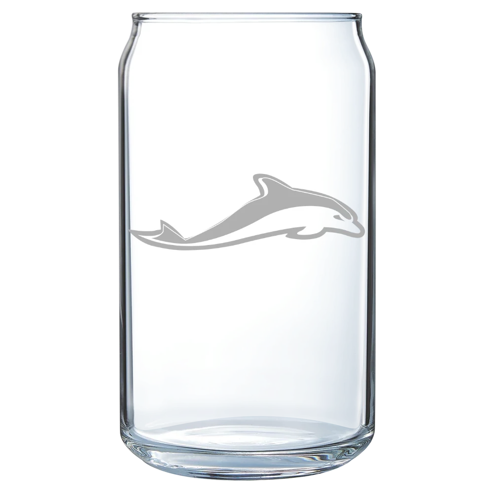 University of Mount Saint Vincent Polar Camel 16 oz. Can Glass