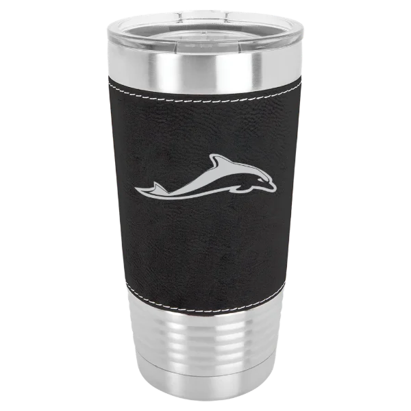 University of Mount Saint Vincent Polar Camel 20 oz. Leatherette Grip Tumbler with Standard Lid