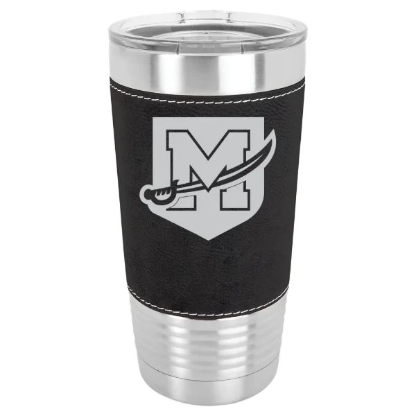University of Mount Union Polar Camel 20 oz. Leatherette Grip Tumbler with Standard Lid