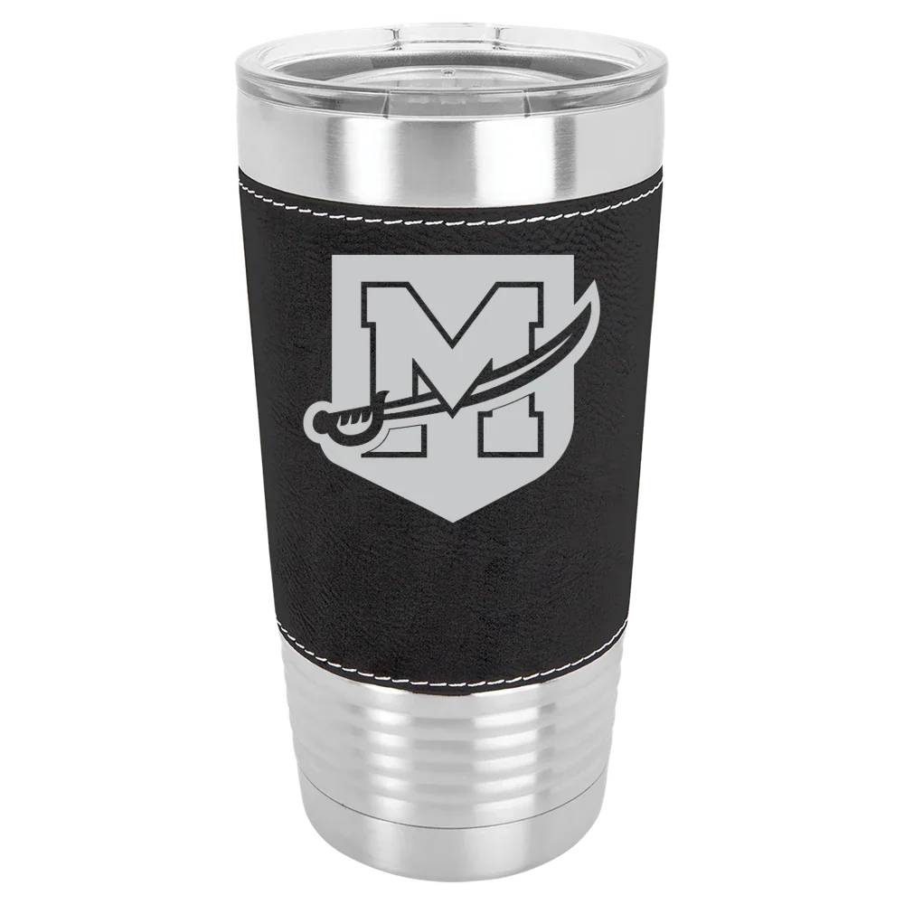 University of Mount Union Polar Camel 20 oz. Leatherette Grip Tumbler with Standard Lid