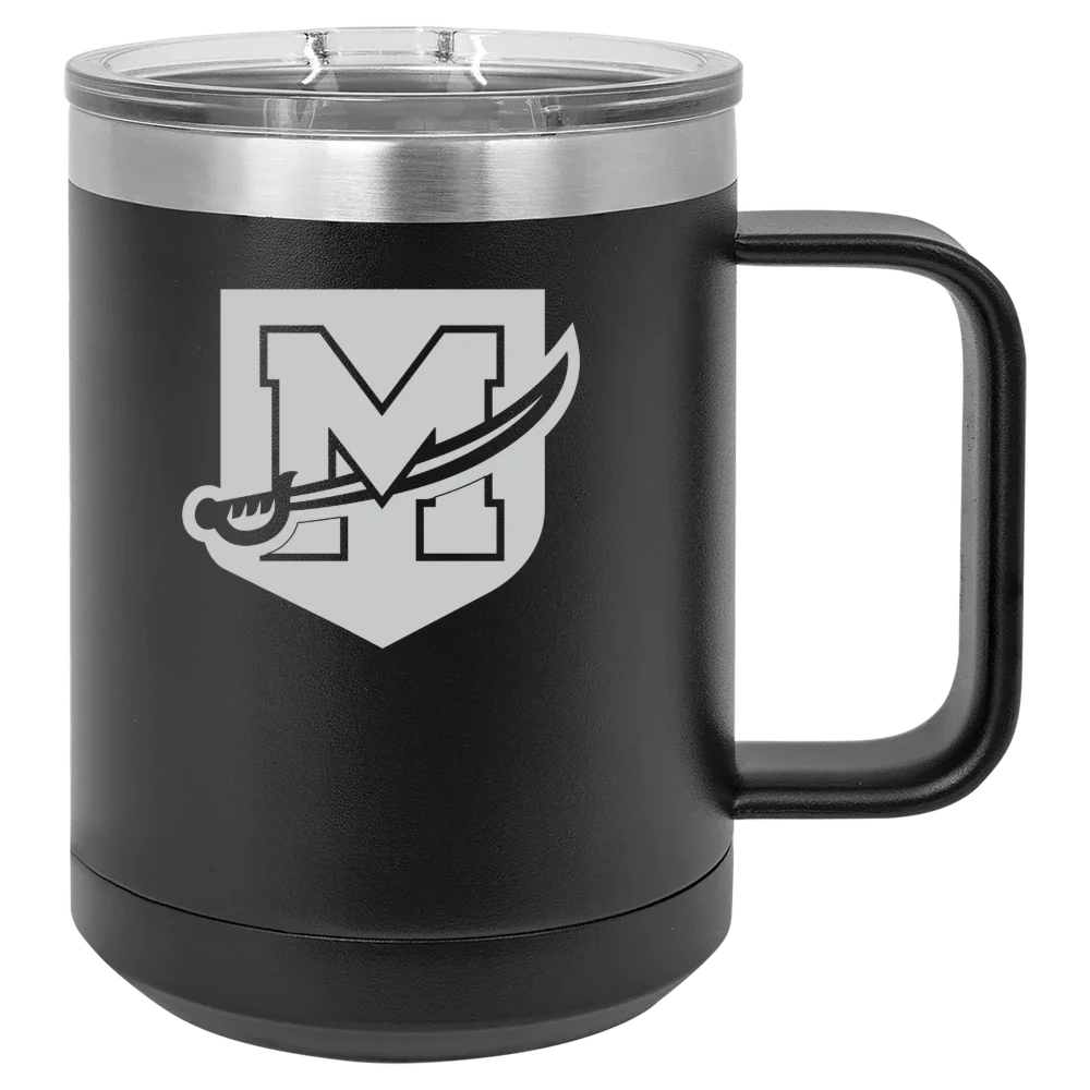 University of Mount Union Polar Camel 15 oz. Mug with Slider Lid
