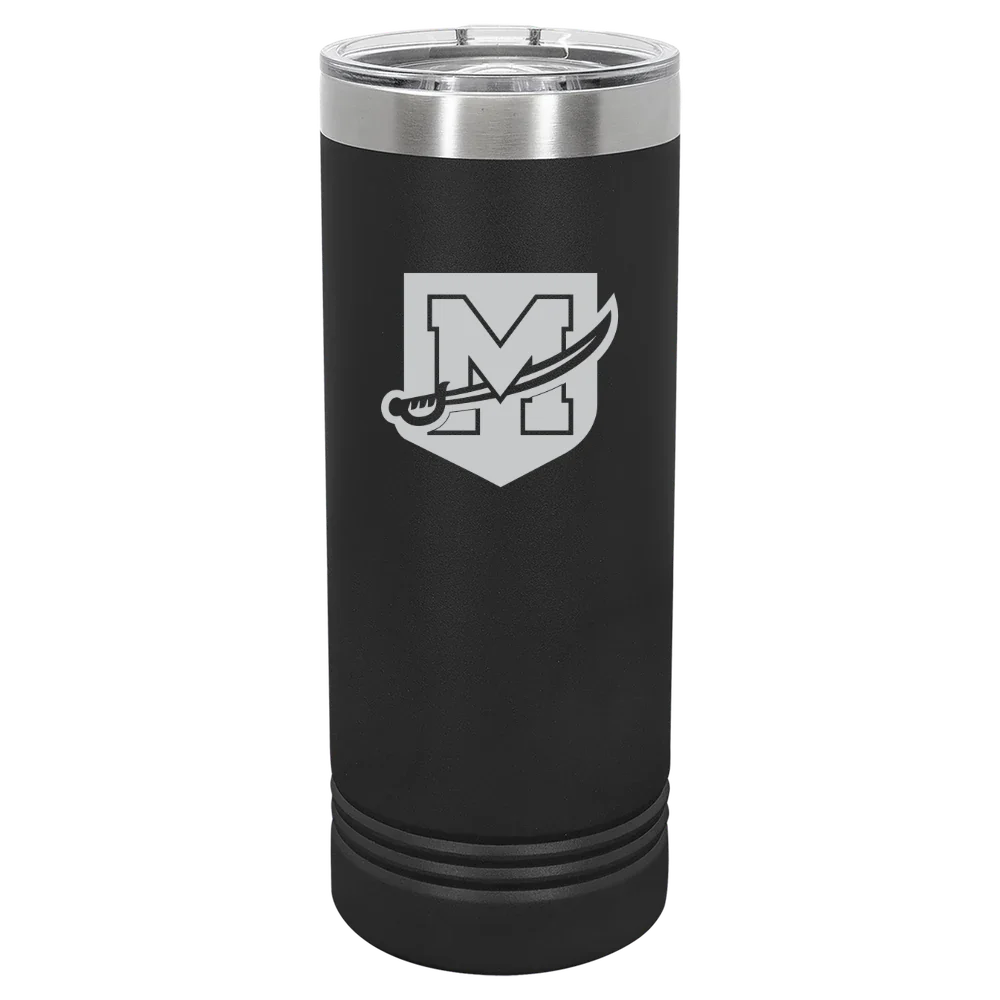 University of Mount Union Polar Camel 22 oz. Skinny Tumbler with Slider Lid
