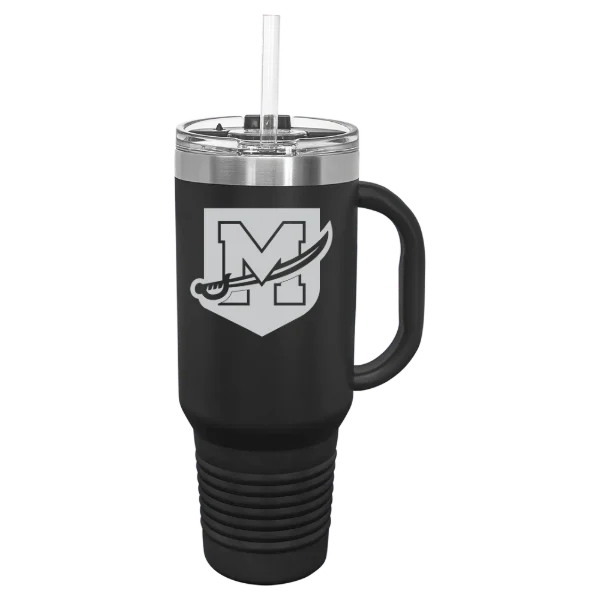 University of Mount Union Polar Camel 40 oz. Travel Mug with Snap Lid & Straw
